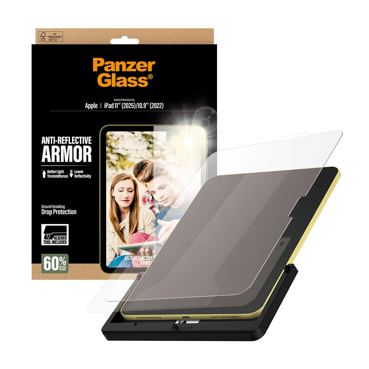 PanzerGlass® Anti-Reflective Armor Skærmbeskyttelse iPad 11